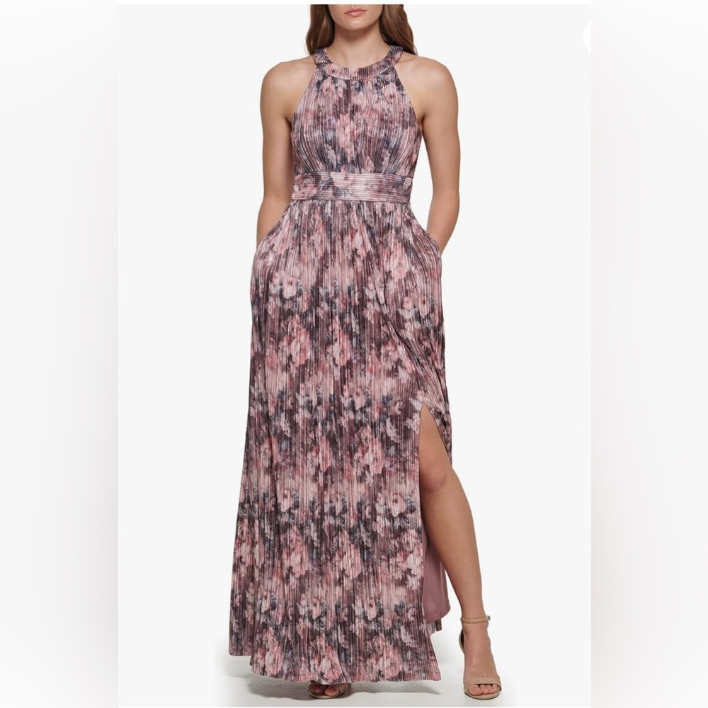Eliza J Elegant Floral Maxi Dress